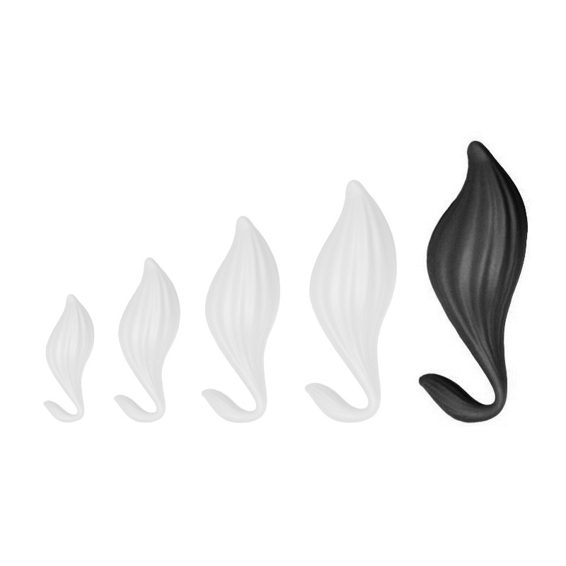 DarkSil Plug Silicone Bulby XXL 22 x 10cm Noir